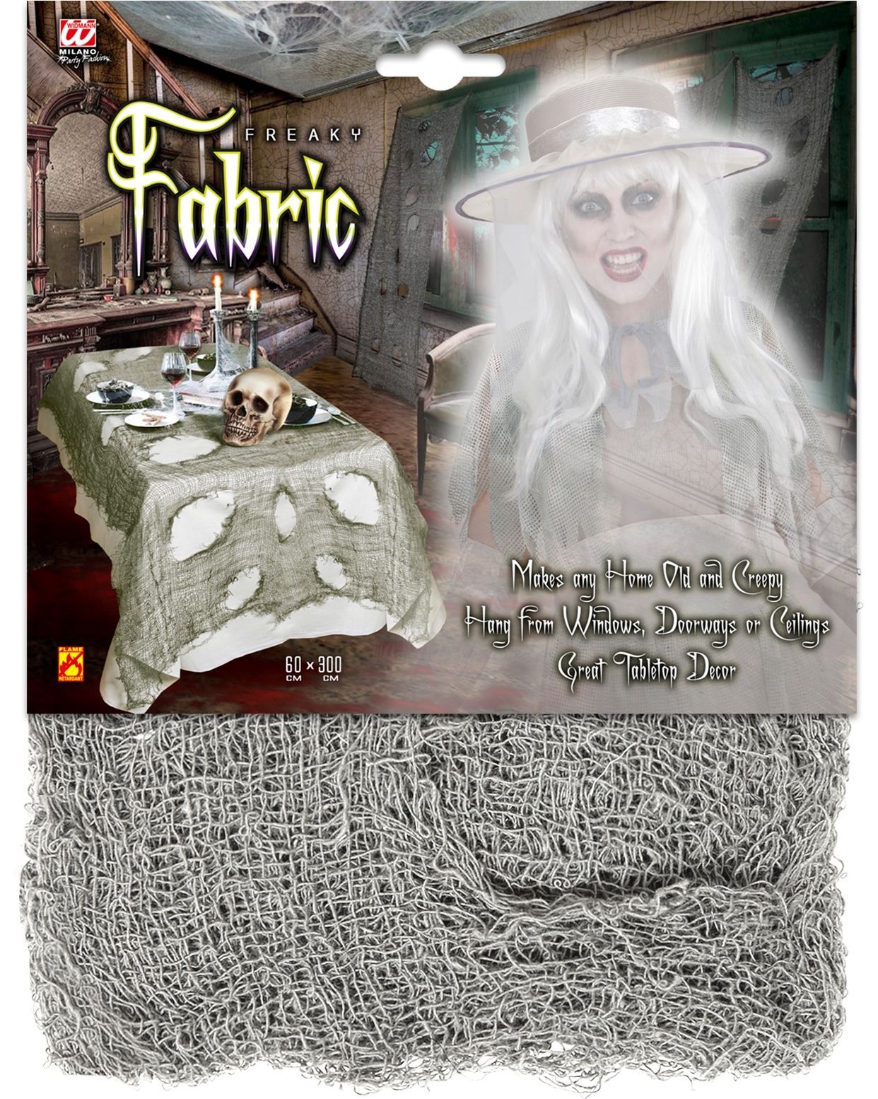 Freaky Halloween Grijze Tafellaken