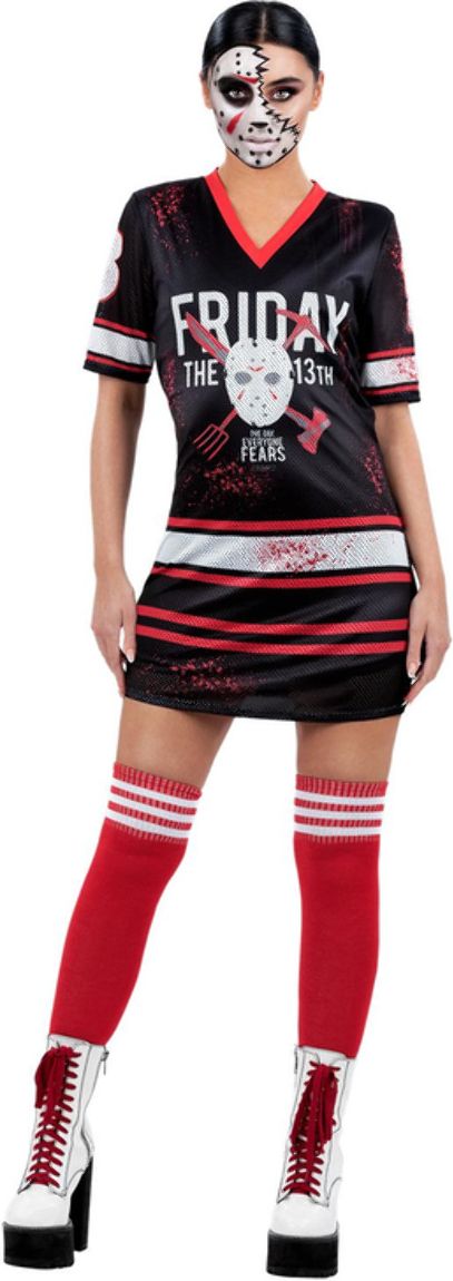 Friday The 13Th Dames Kostuum Zwart