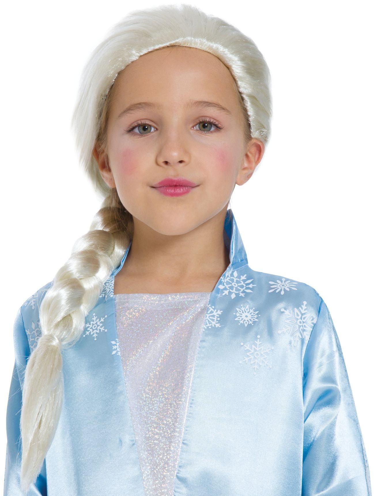 Frozen Elsa pruik blond kind