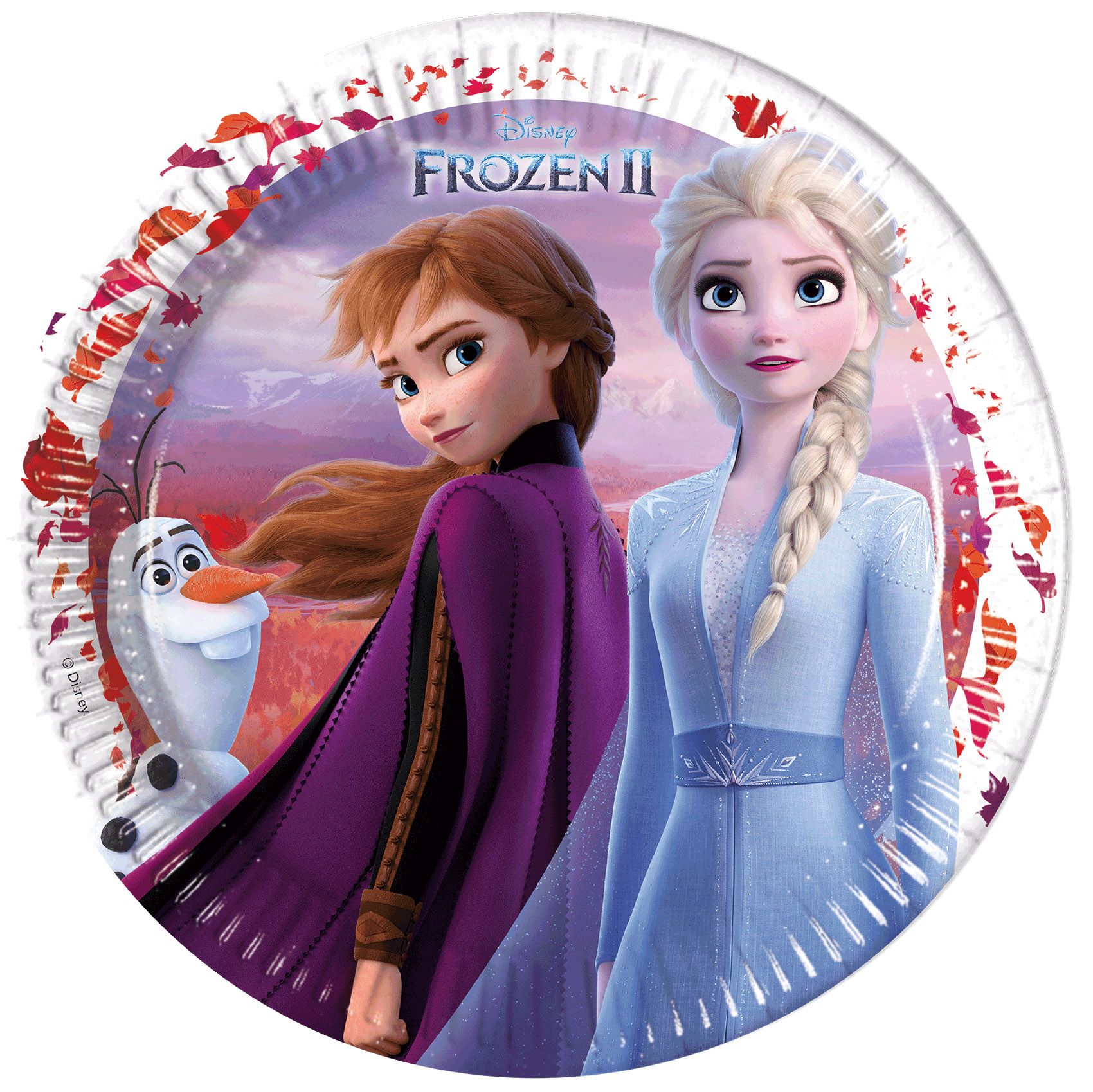 Frozen Kinderfeestje Bordjes 8 Stuks