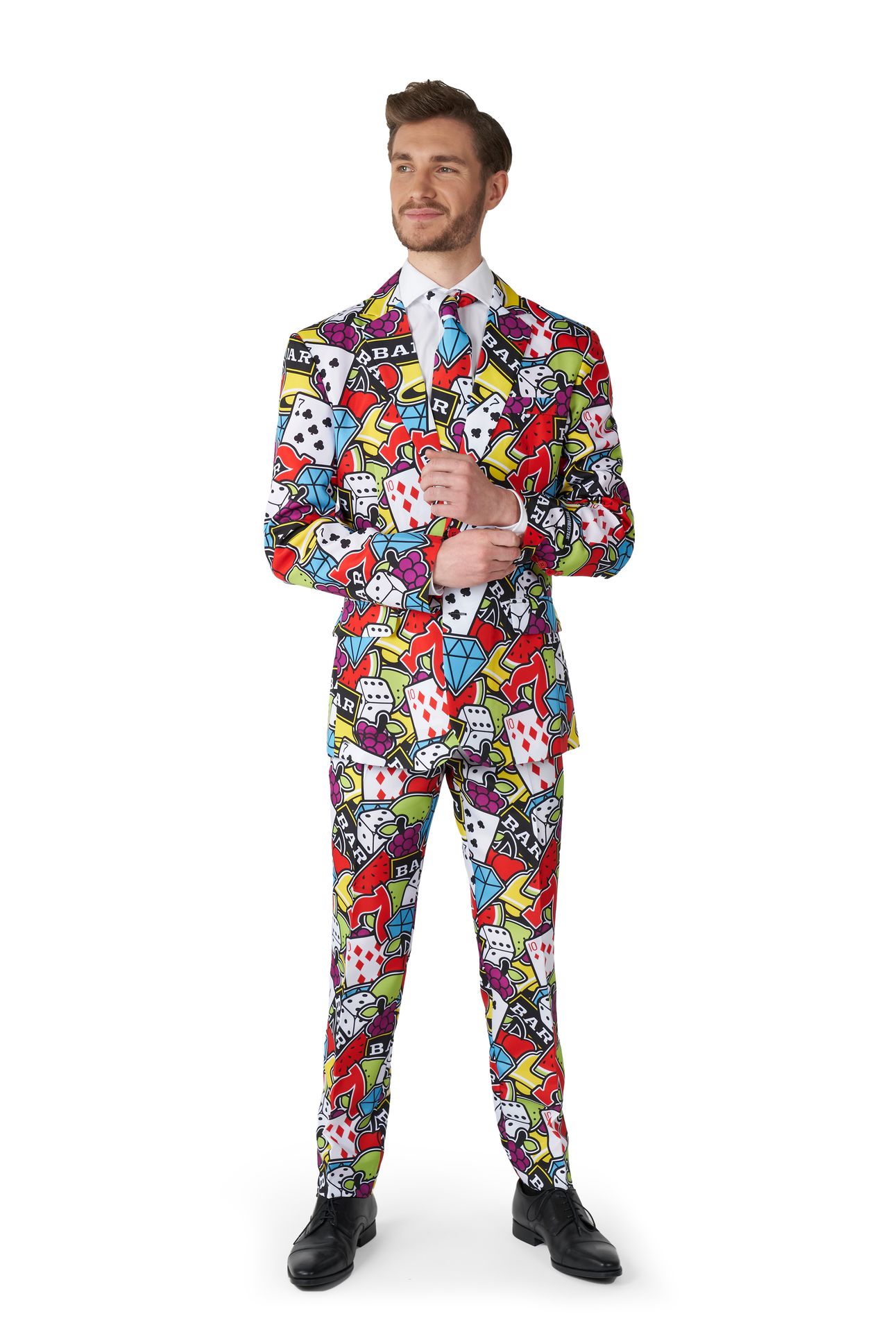 Fruitautomaat casino Suitmeister kostuum