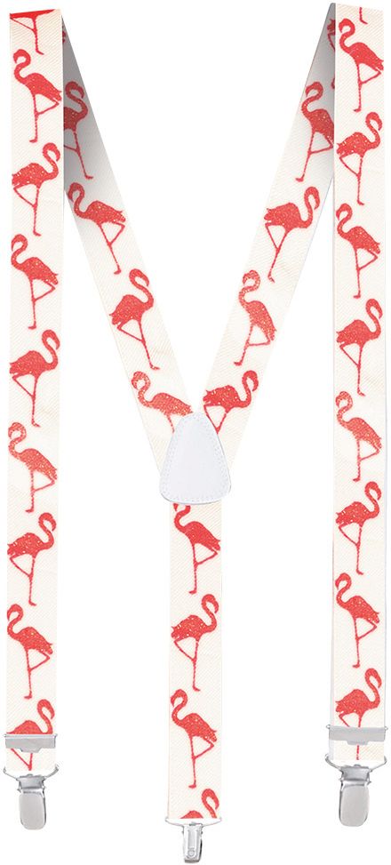 Funny flamingo bretels