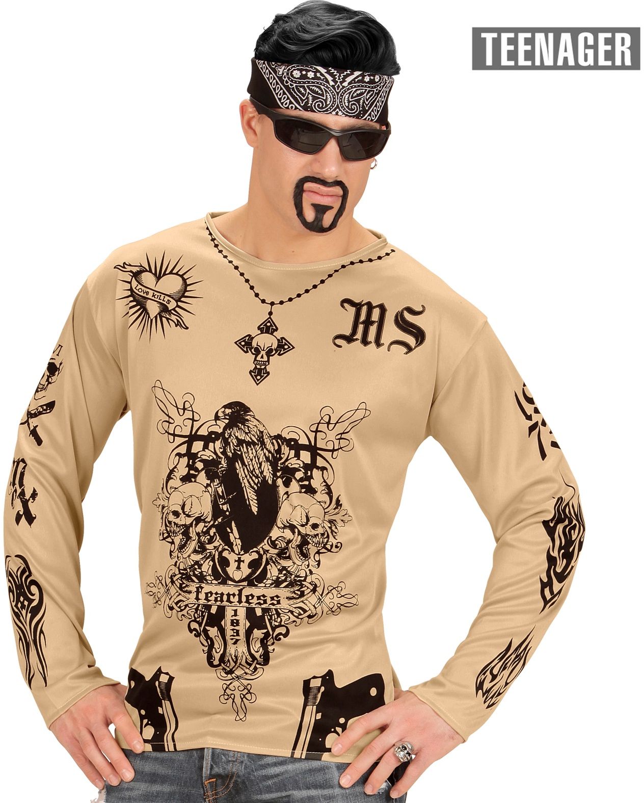Gangster Tattoo Shirt Kind 164