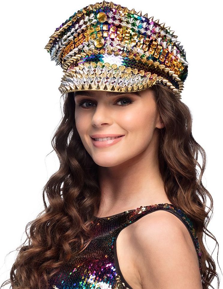 Gay Pride Party Pet met Studs Juwelen