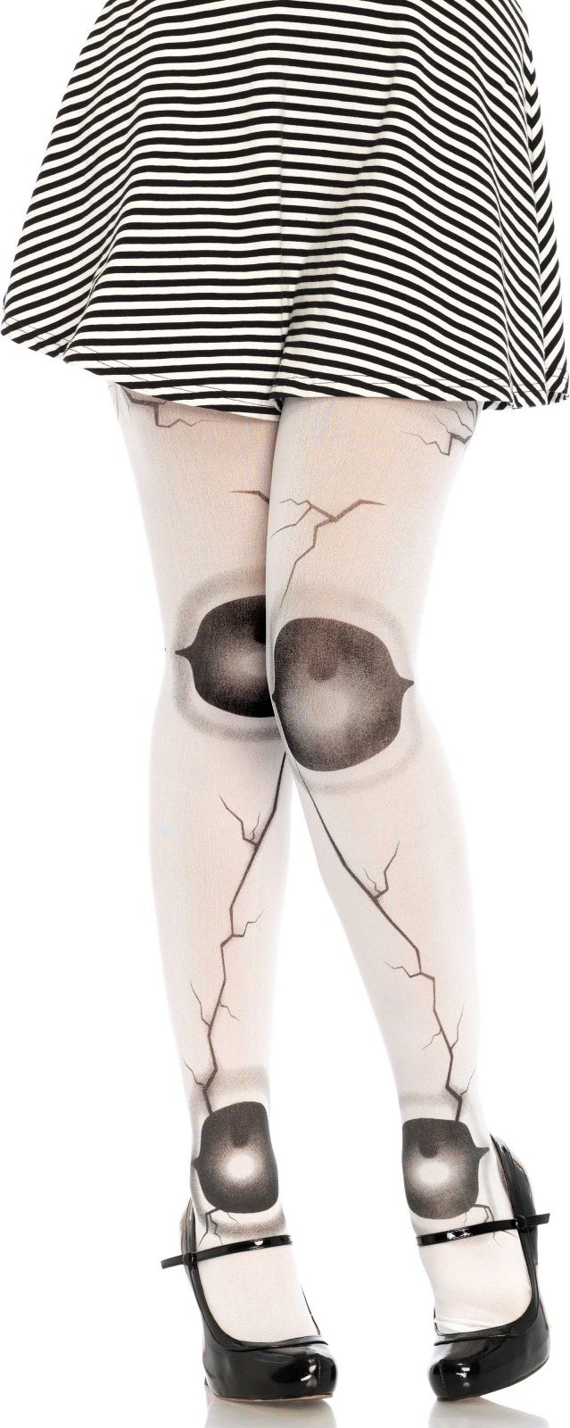 Gebarsten Porselein Look Panty