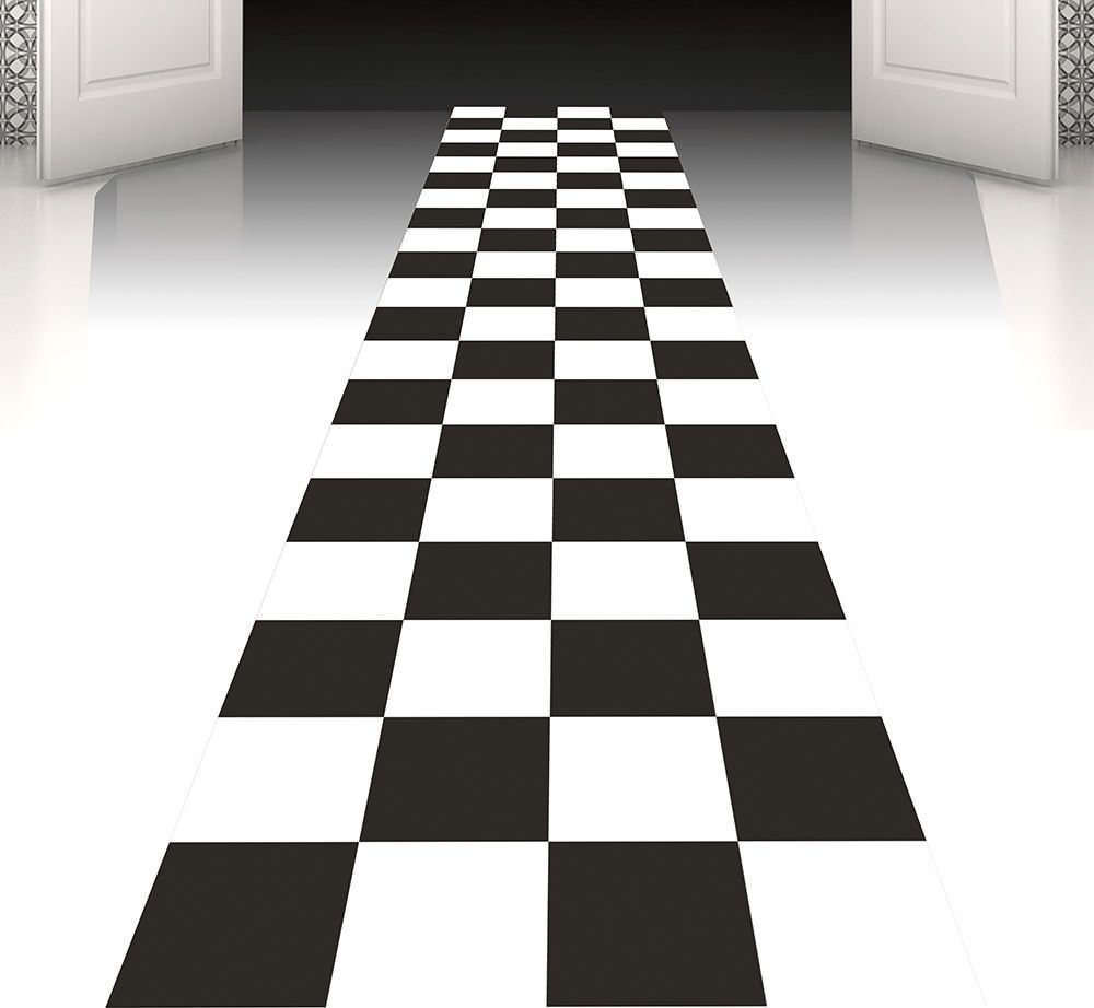 Geblokte Racing Loper 4.5M