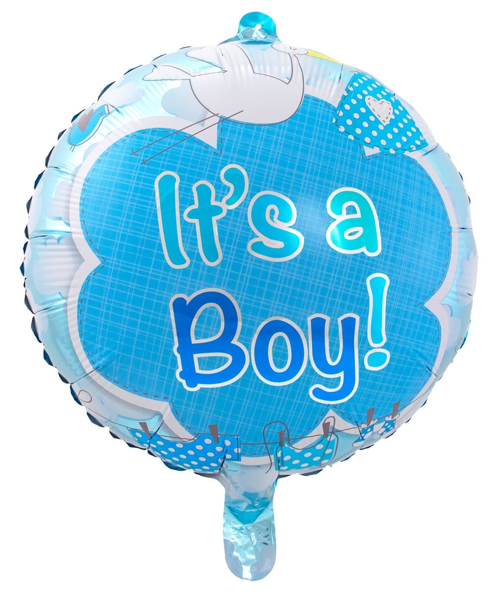 Geboorte Jongen Babyshower Folieballon