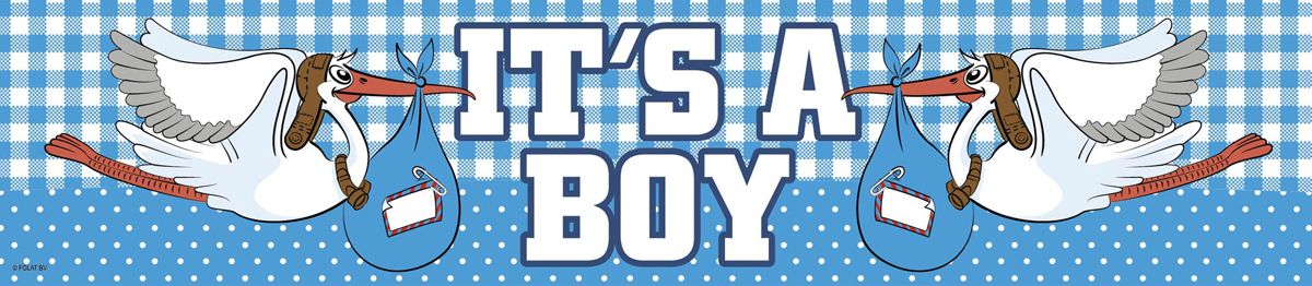 Geboorte Jongen Spandoek Its A Boy