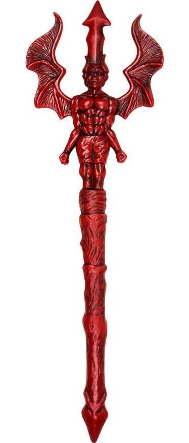 Gedetailleerde Duivel Drietand Deluxe Rood