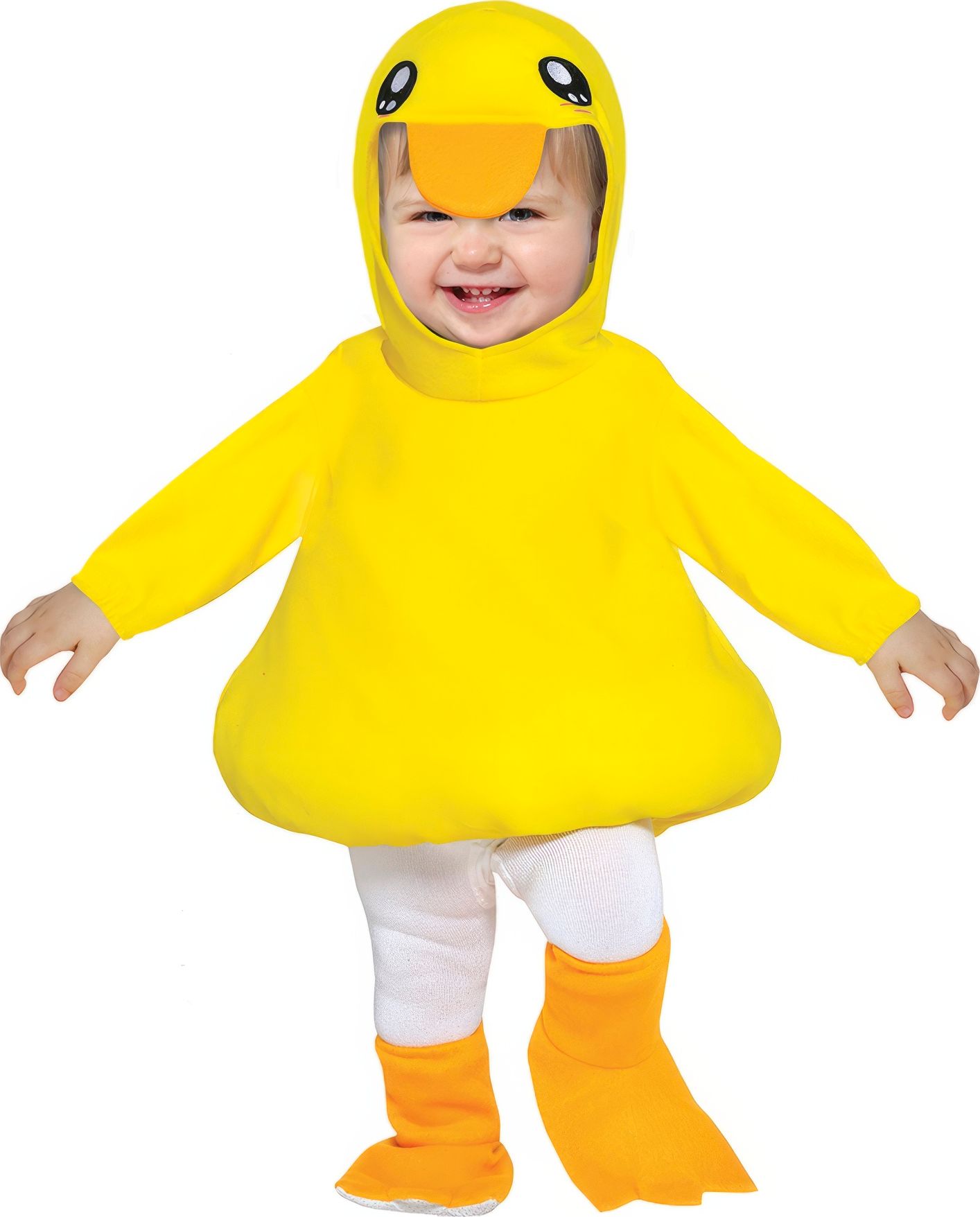 Geel Badeendje Baby Kostuum