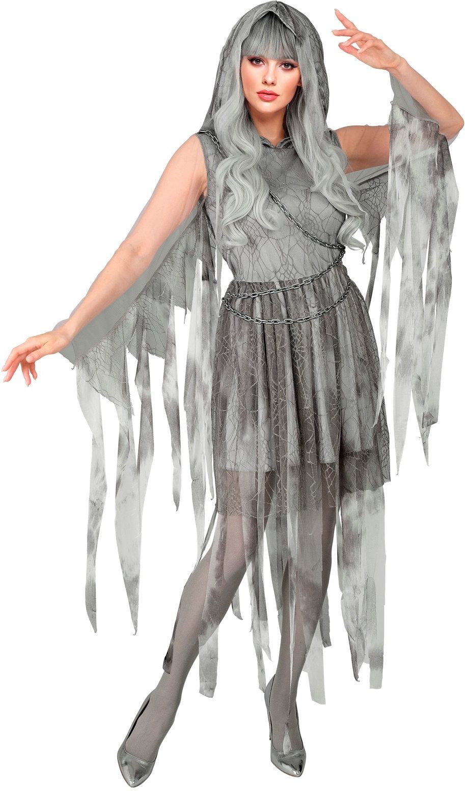 Geest Kostuum Dames Grijs