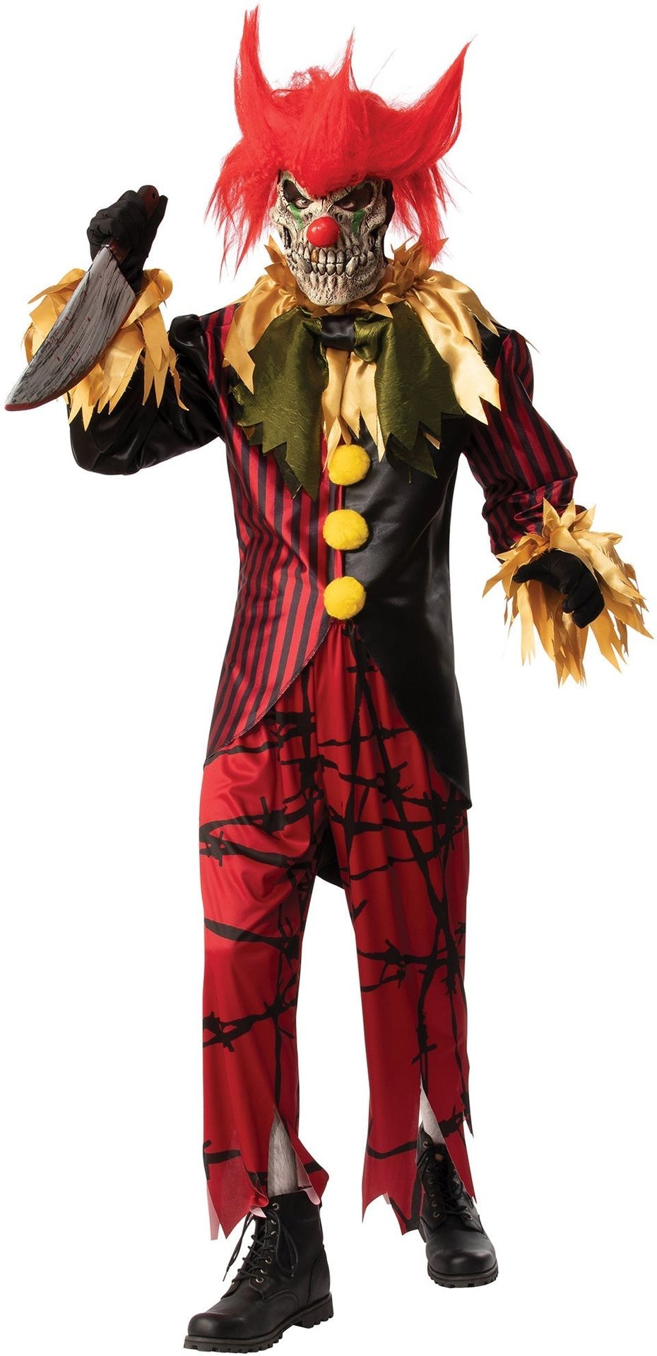 Gekke Killer Clown Kostuum Heren Halloween
