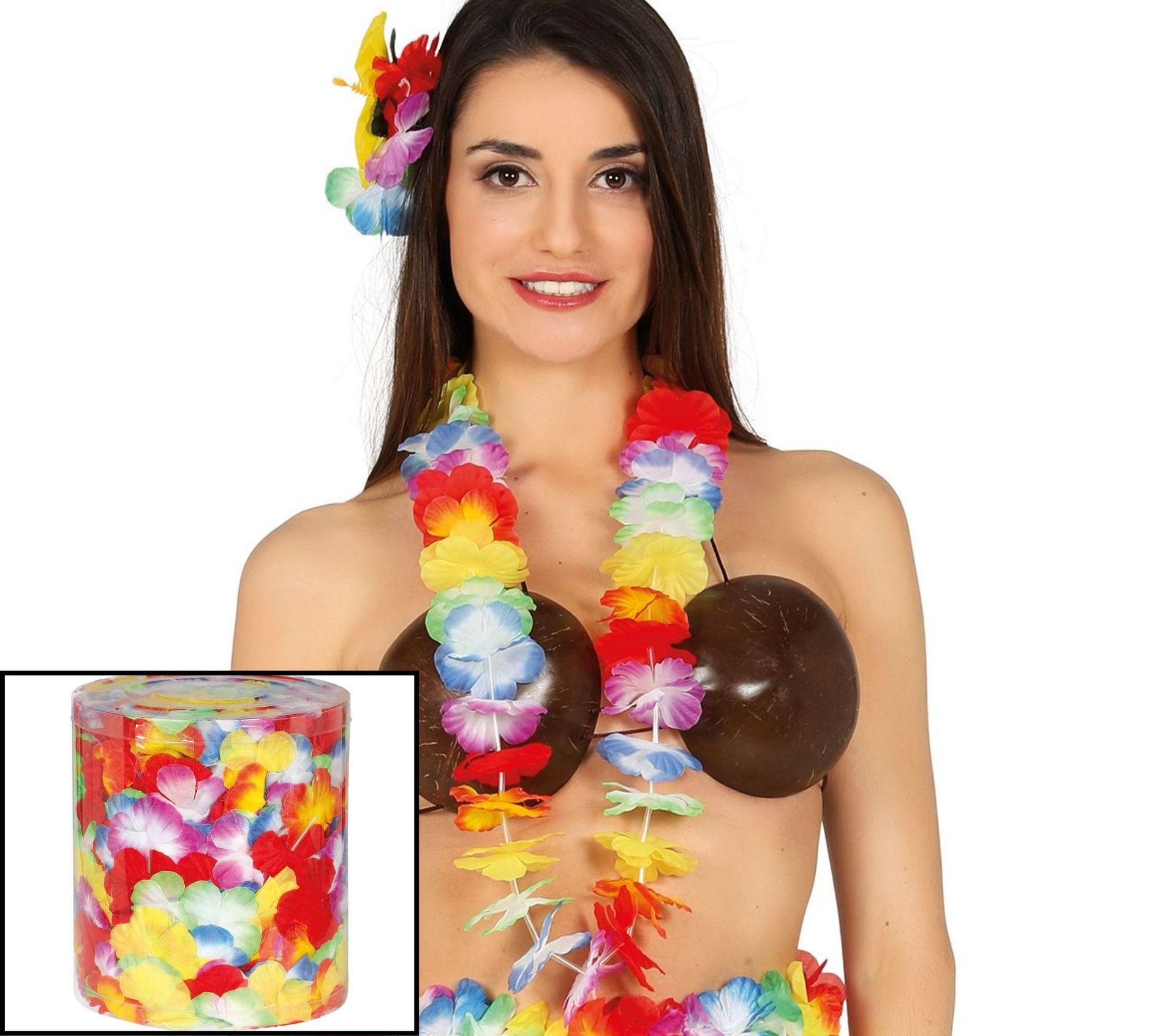 Gekleurde Hawaii Kettingen In Box