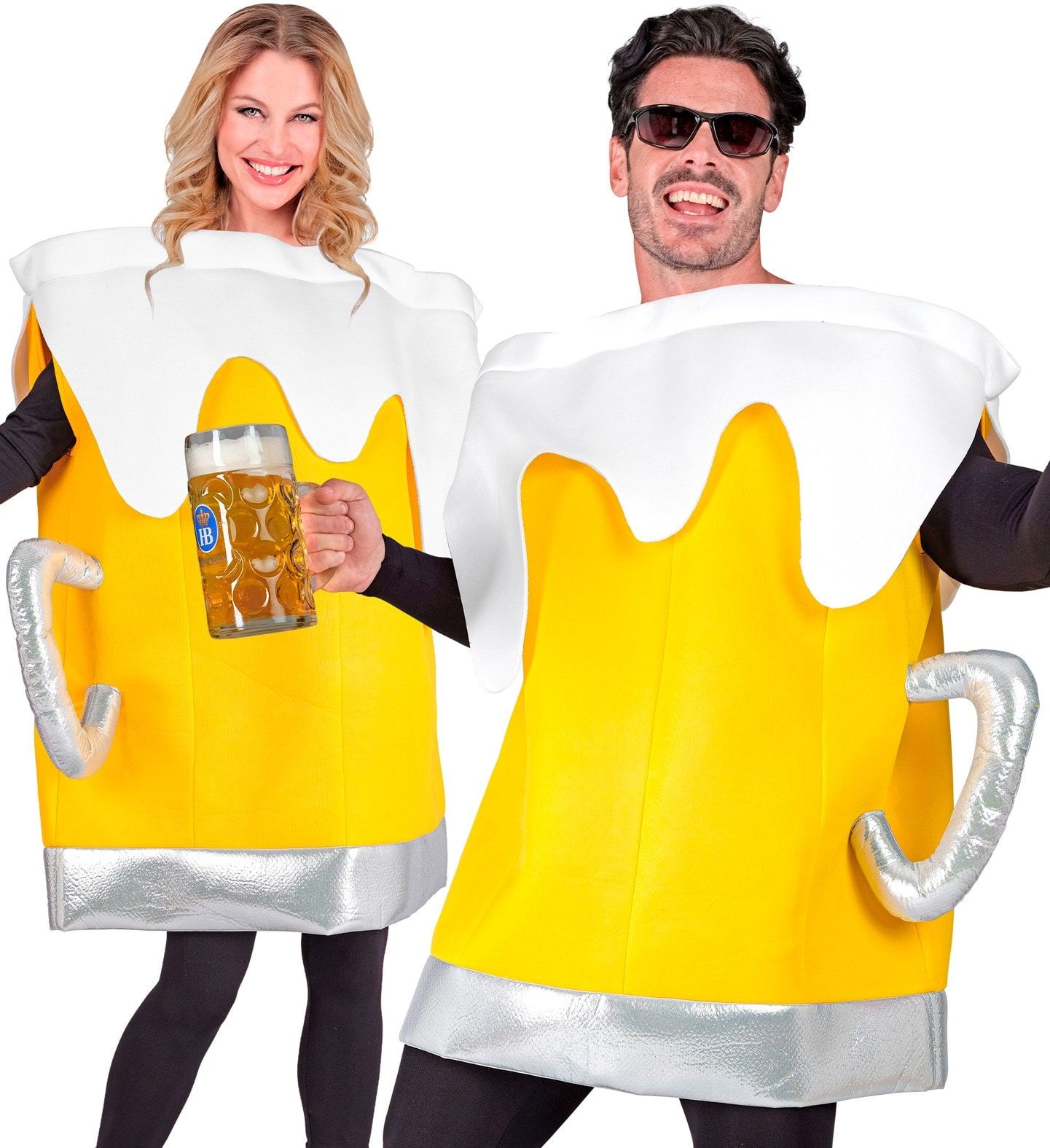 Gele Bierpul Kostuum