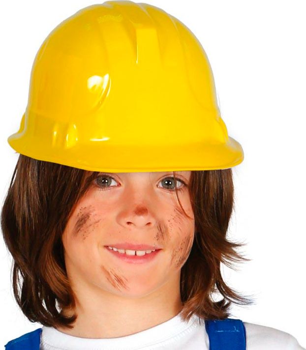 Gele Bouwvakkershelm Kind