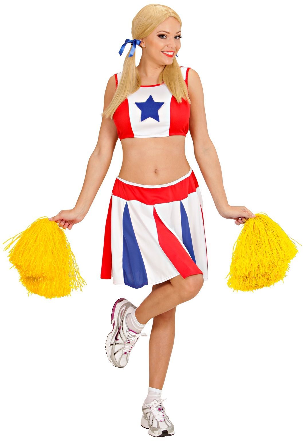 Gele cheerleader Pom Pom