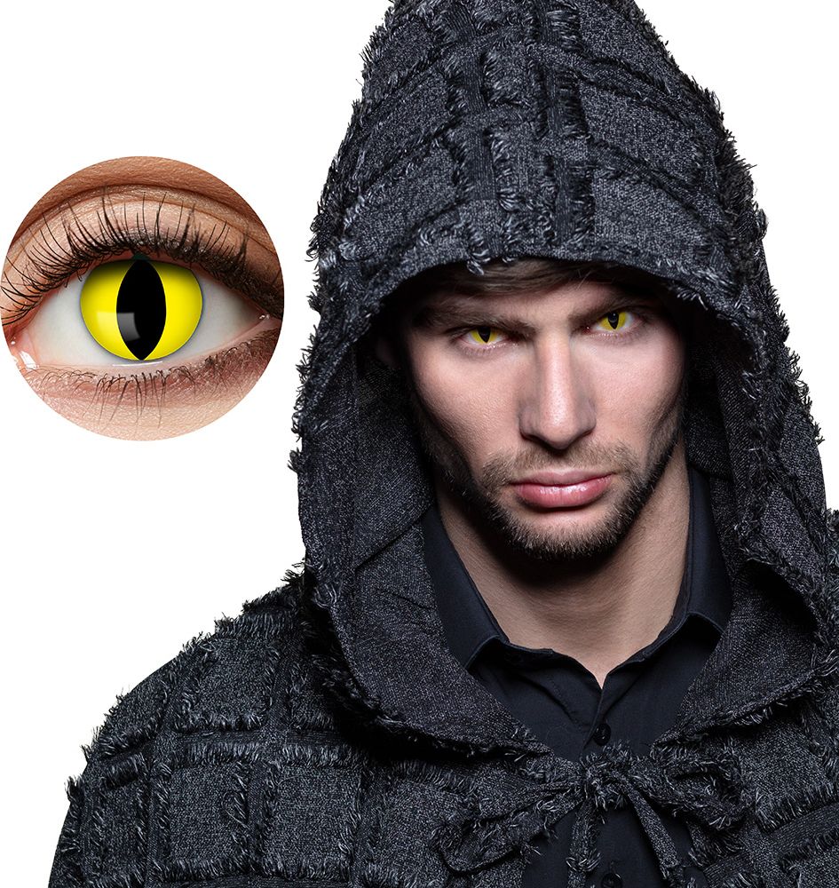 Gele Creepy Kwartaal Lenzen