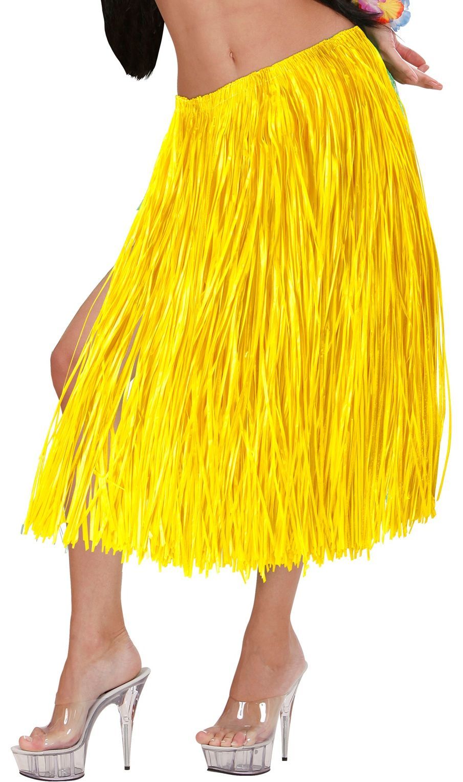 Gele Hawaii Midi Rok