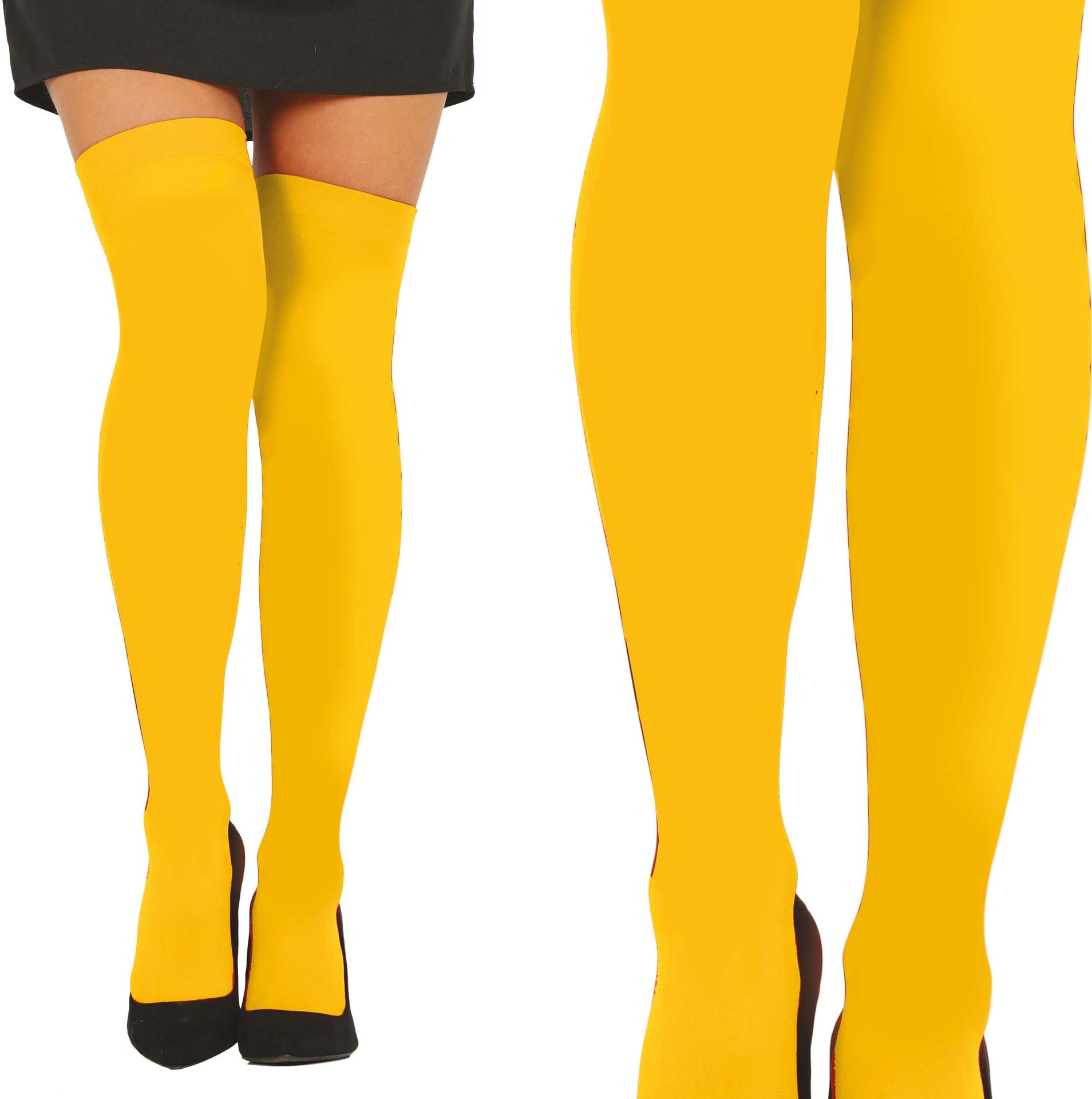 Gele Kniekousen Dames