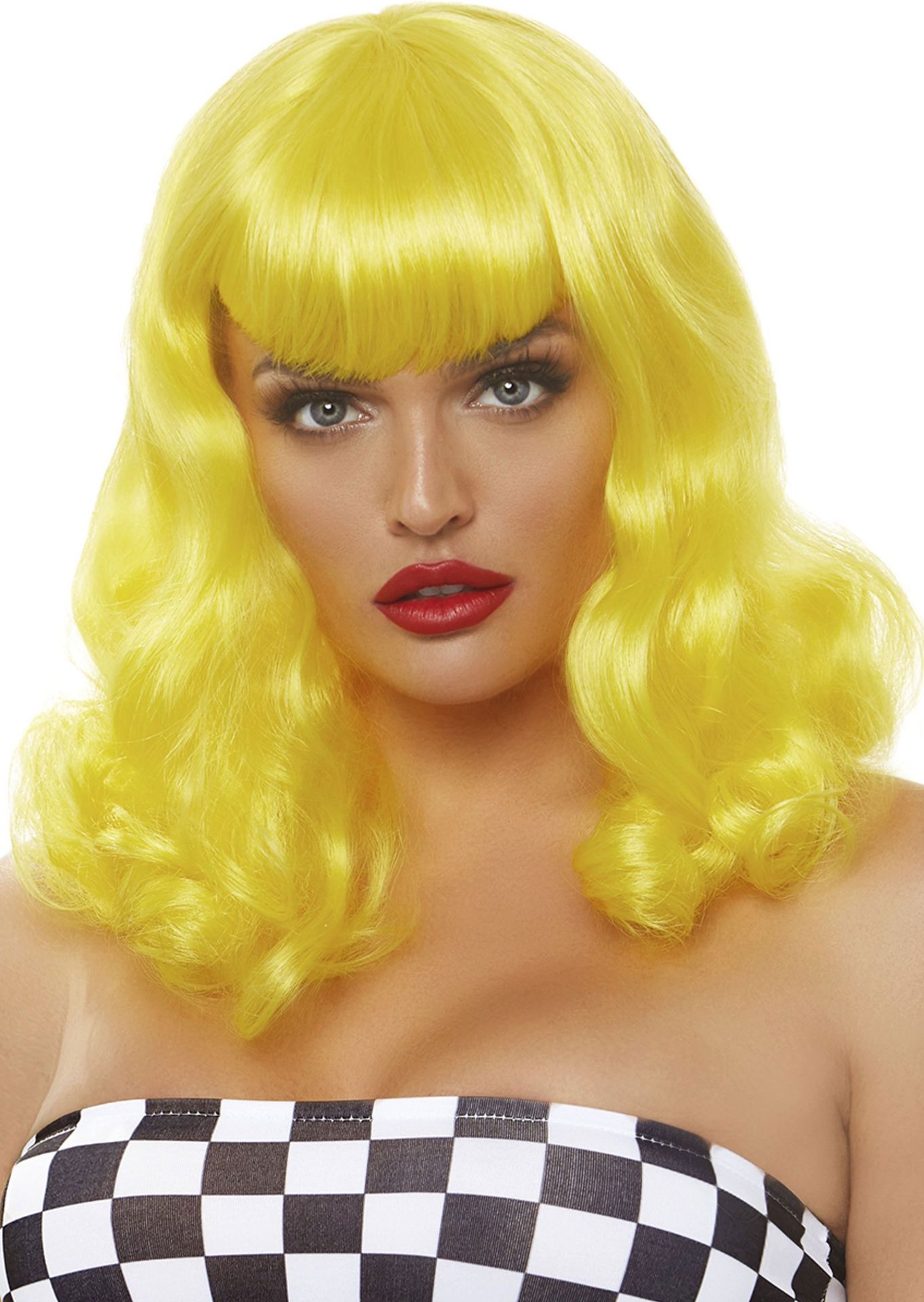 Gele Lola Pruik