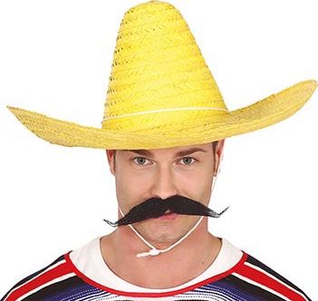 Gele Mexicaanse Sombrero Hoed
