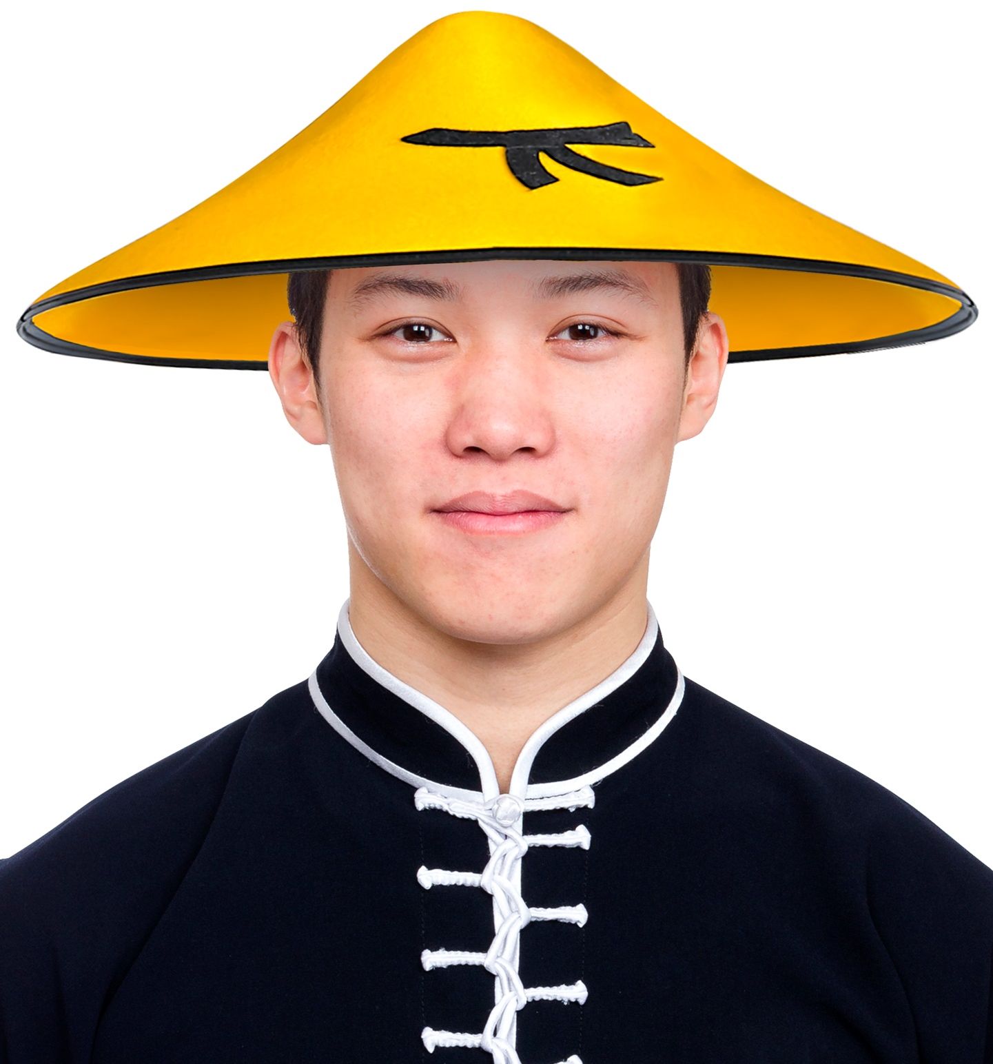 Gele nón lá hoed