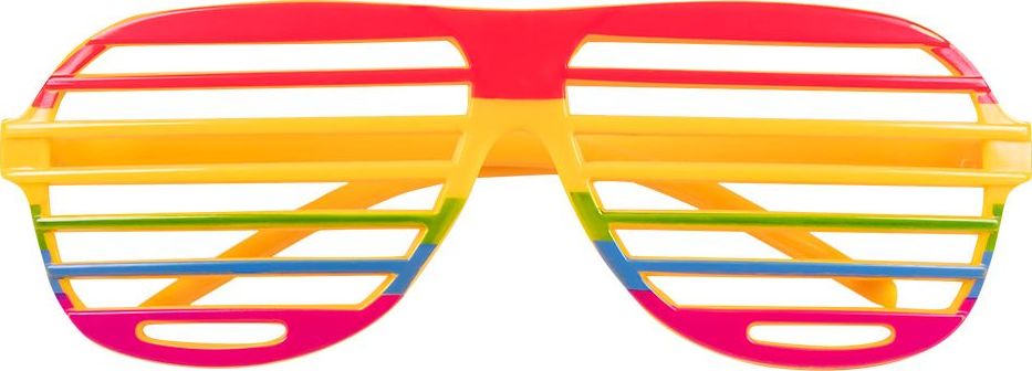 Gele Regenboog Bril