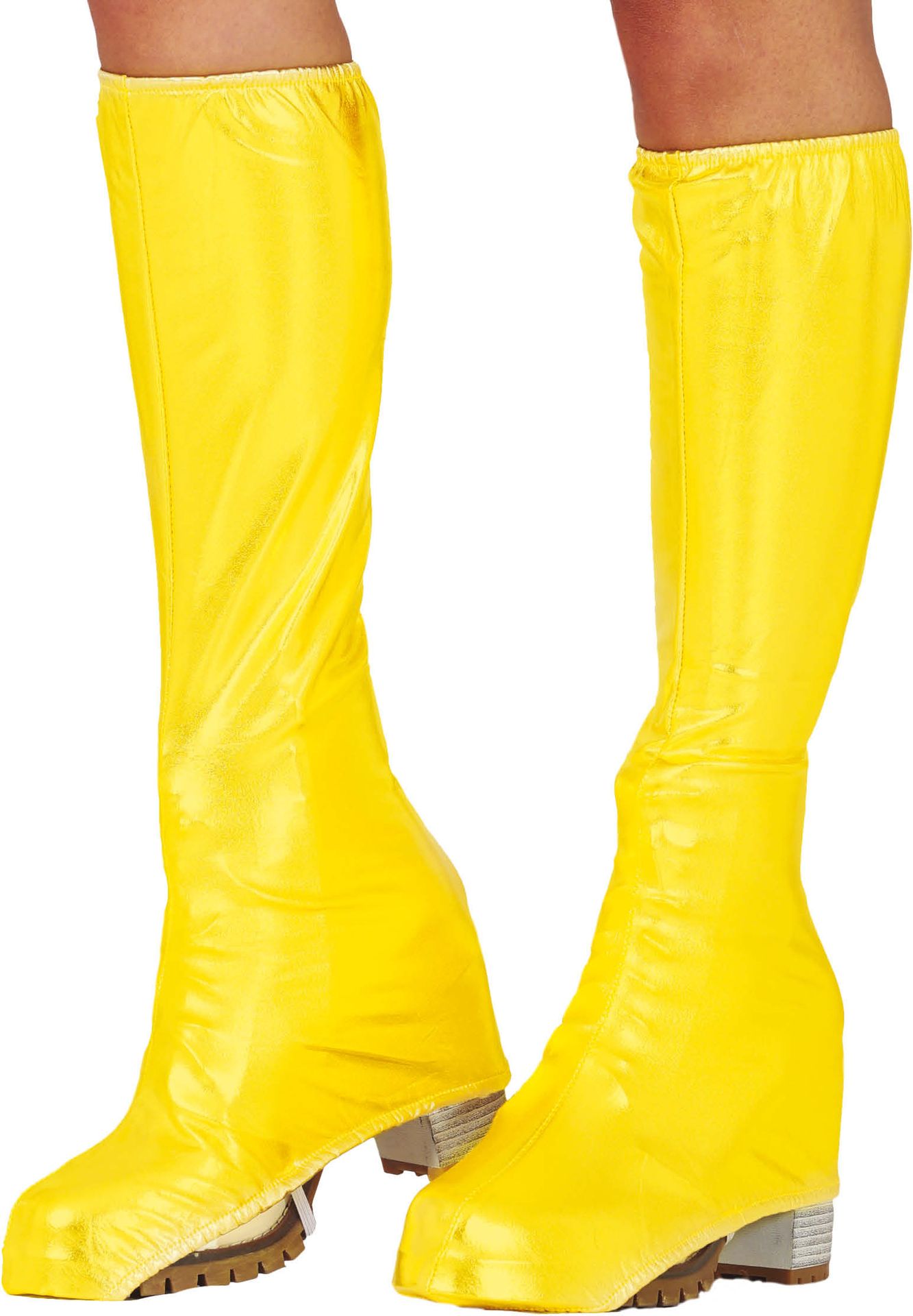 Gele Schoenhoezen 70's Rock 45cm