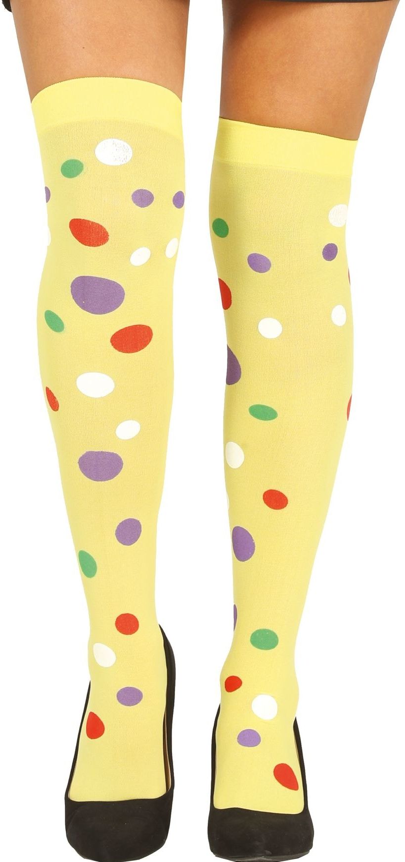 Gele Stippen Kniekousen