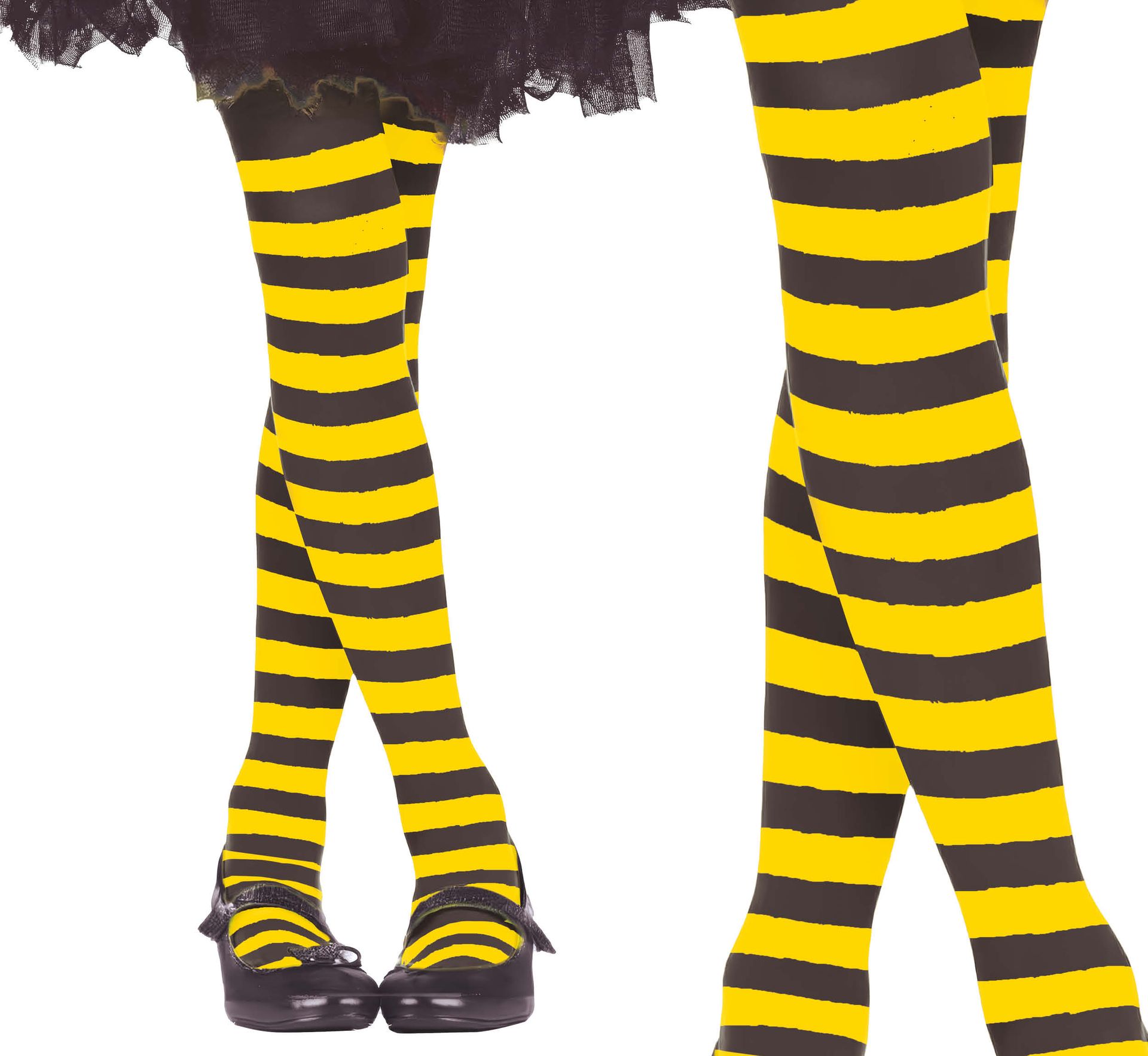 Gele Strepen Panty Meisjes