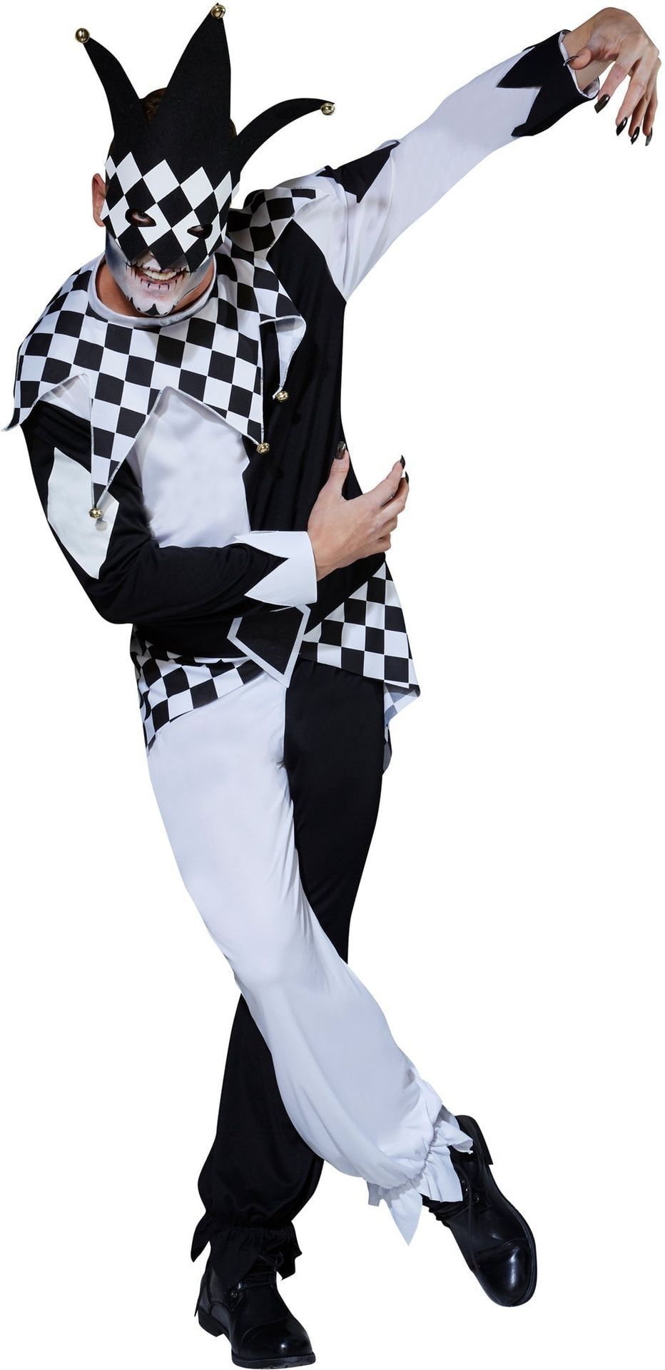 Gemaskerde Nar Outfit Halloween