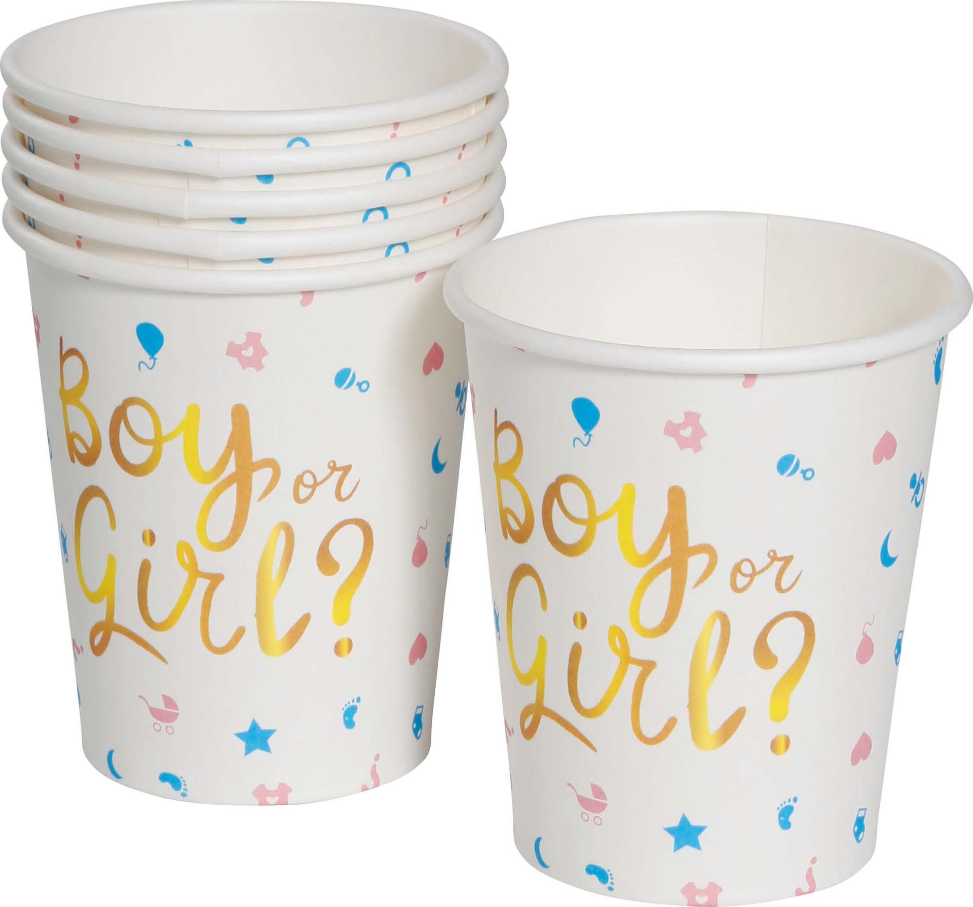 Gender Reveal Baby Partybekers