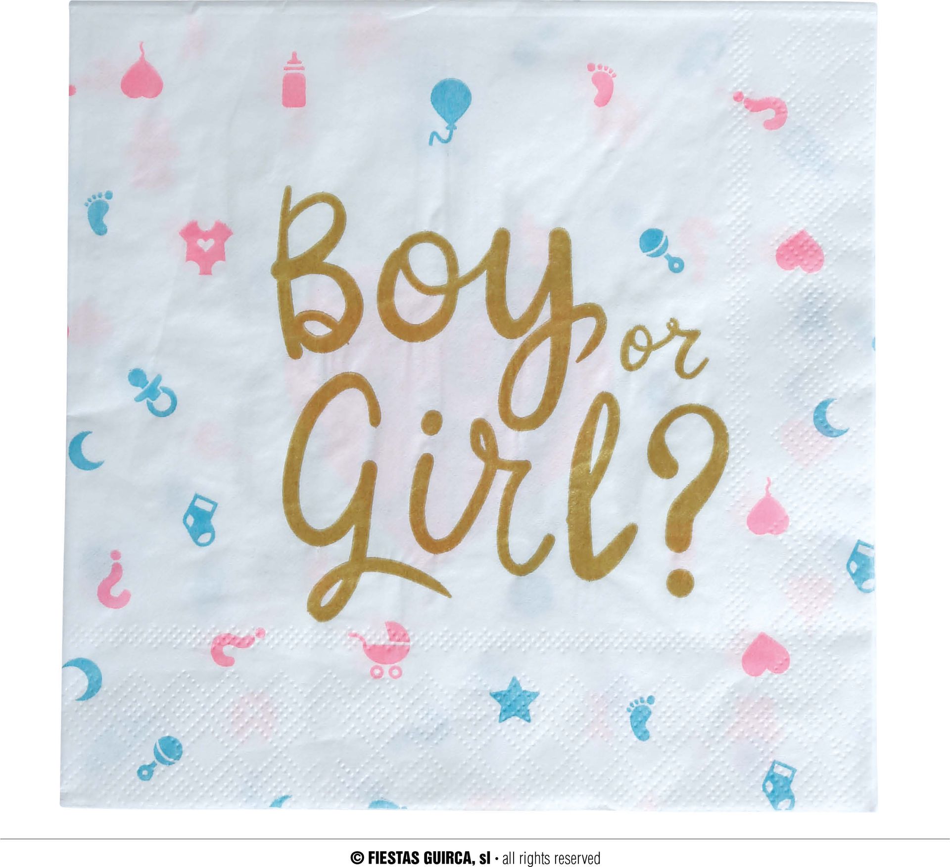Gender Reveal Baby Servetten