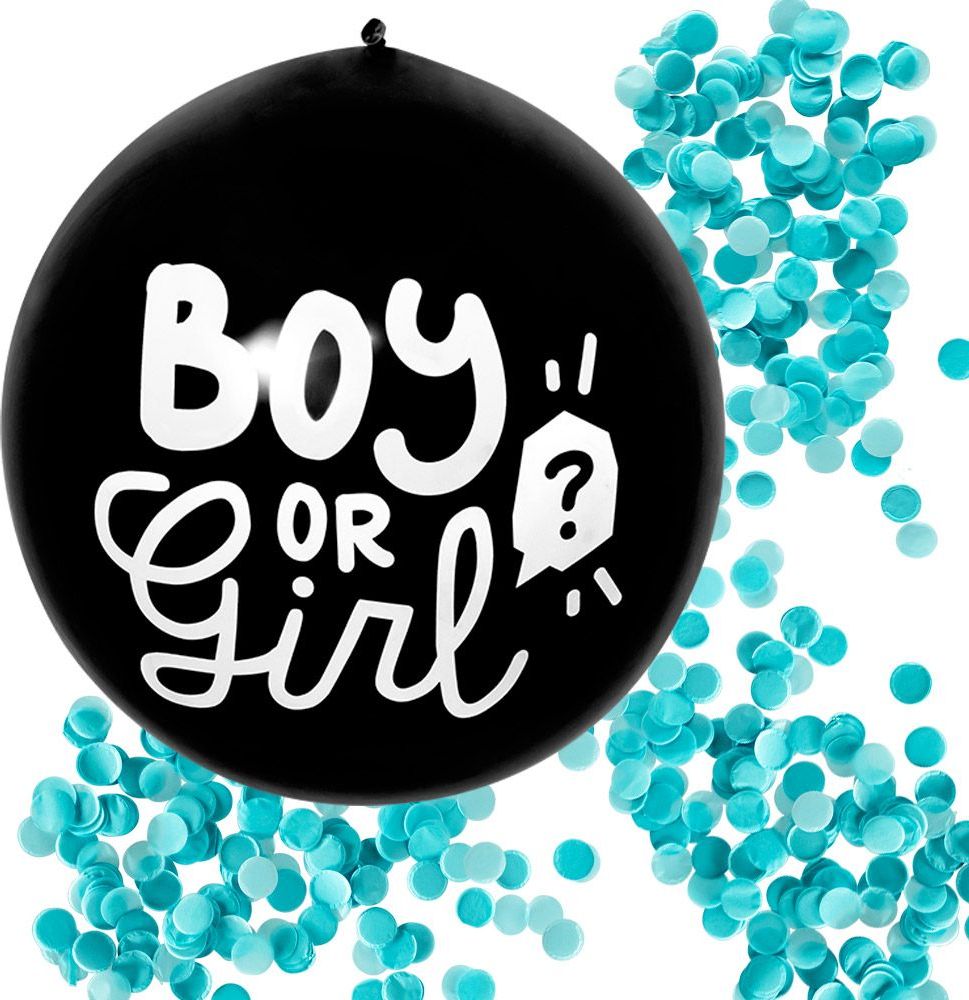 Gender Reveal Party Latex Ballon Blauwe Vulling