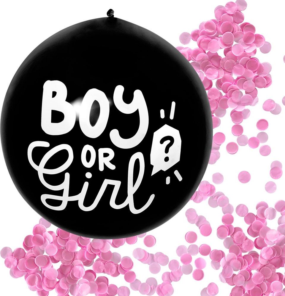 Gender Reveal Party Latex Ballon Roze Vulling
