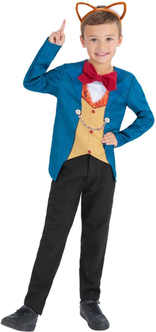 Gentleman Vos Jongens Kostuum Blauw