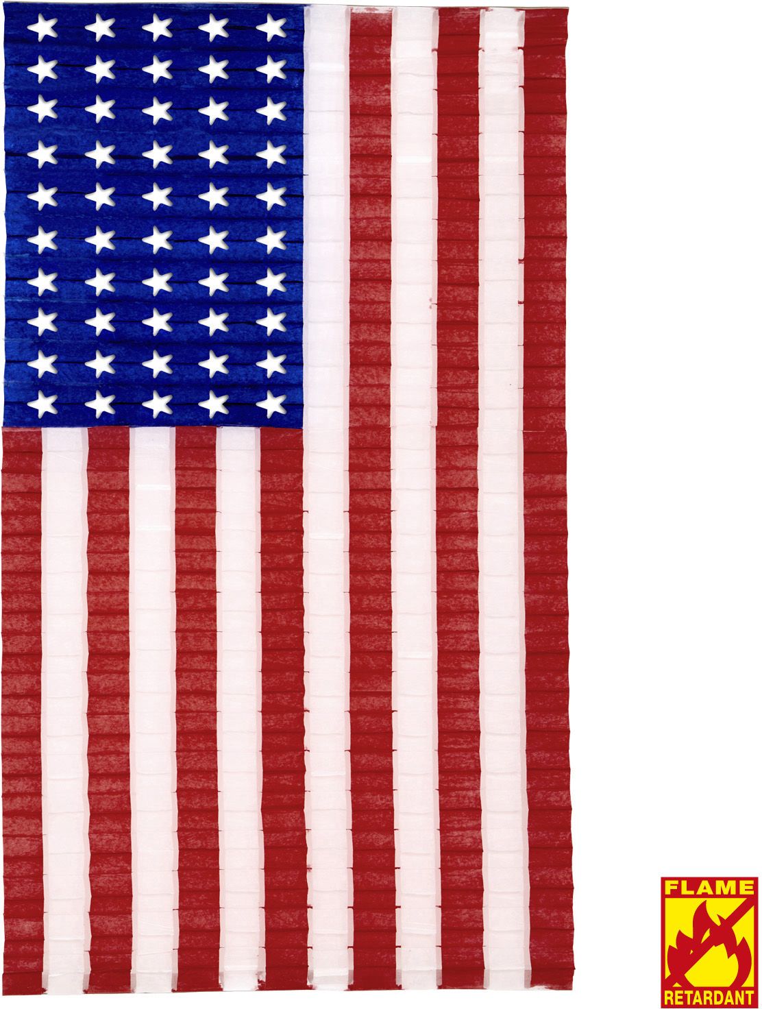 Geplooide Usa Vlag