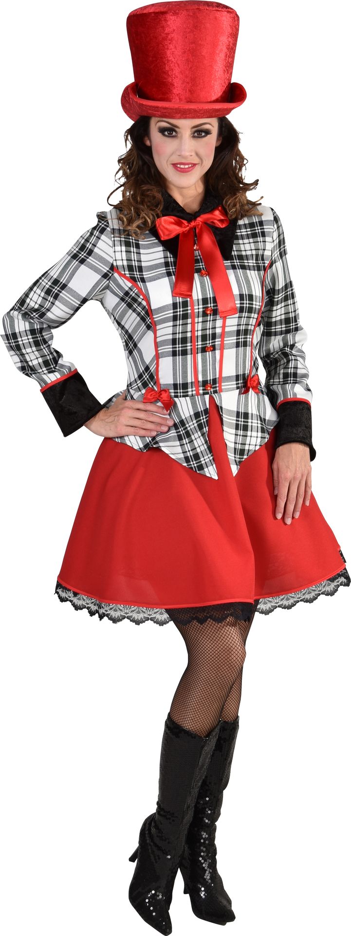 Geruit Narren Joker Jurkje