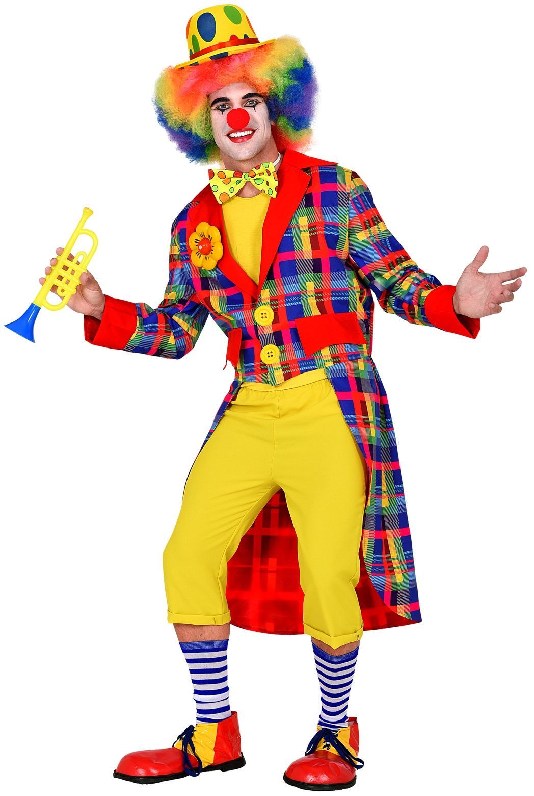 Geruite Clown Slipjas Heren