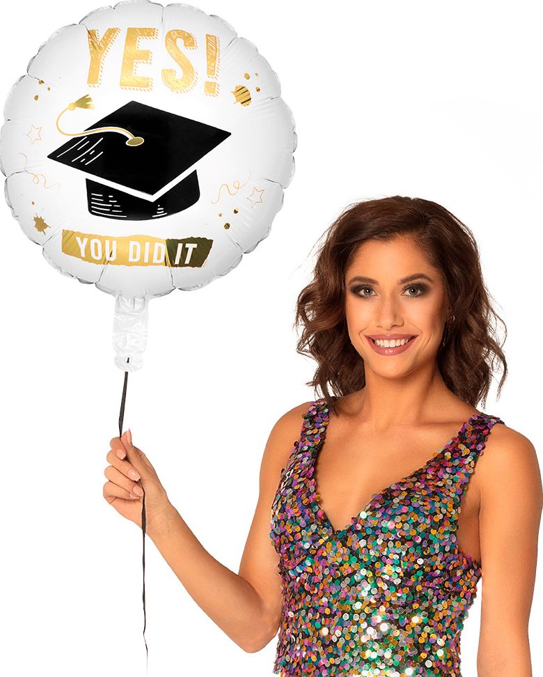 Geslaagd Folieballon Dubbelzijdig