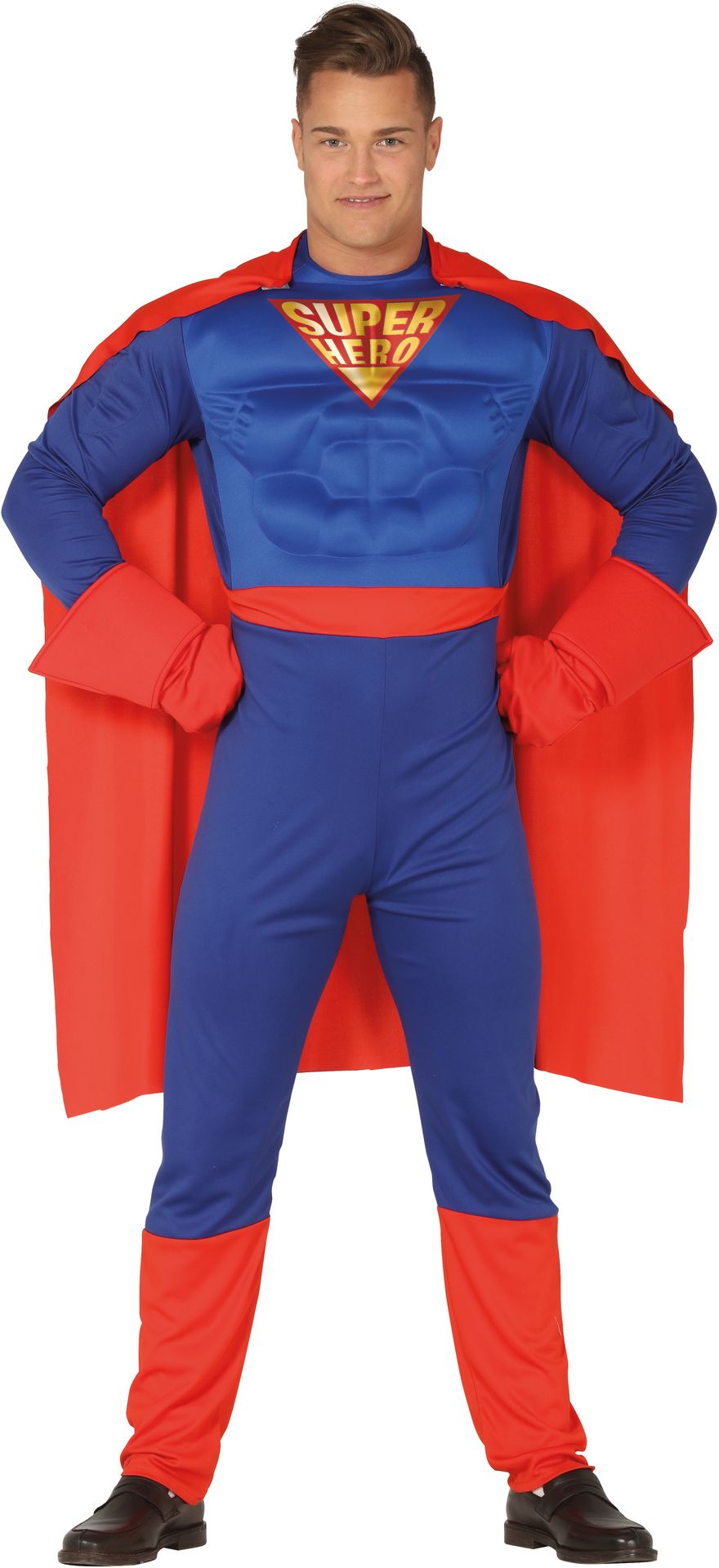Gespierde superheld outfit heren