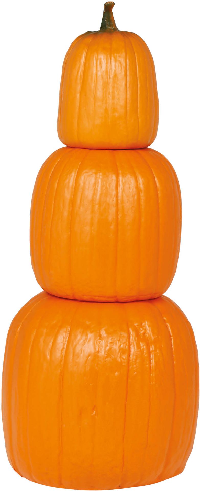 Gestapelde Pompoenen Oranje 60cm Halloween Decoratie