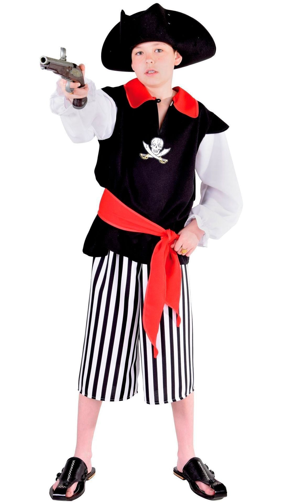 Gestreept Piraten Kostuum Kind