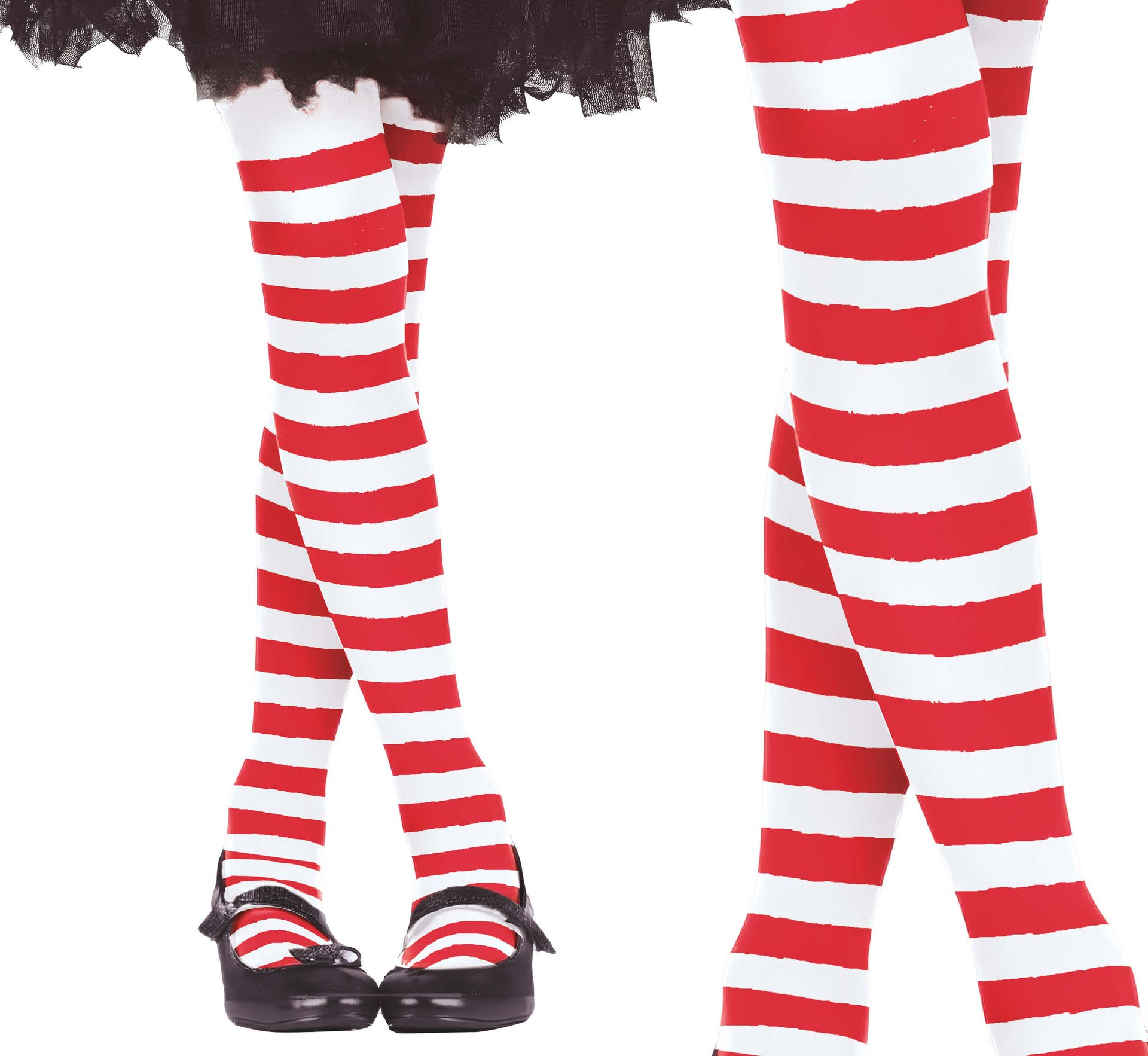 Gestreepte Maillot Rood Wit Kind