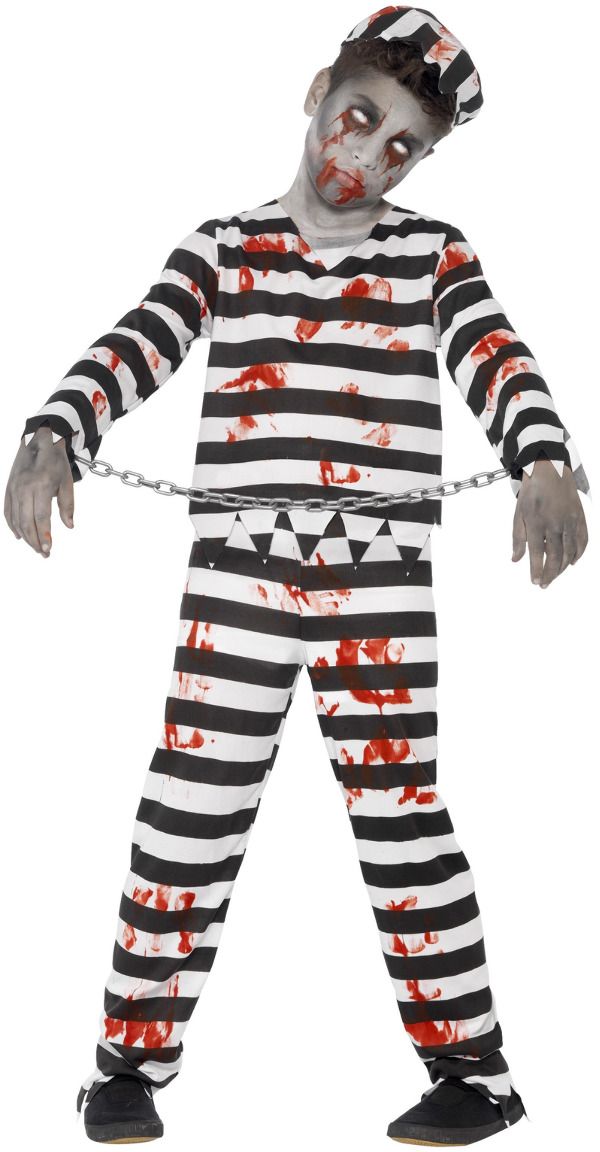 Gevangenis Zombie Kostuum Jongens