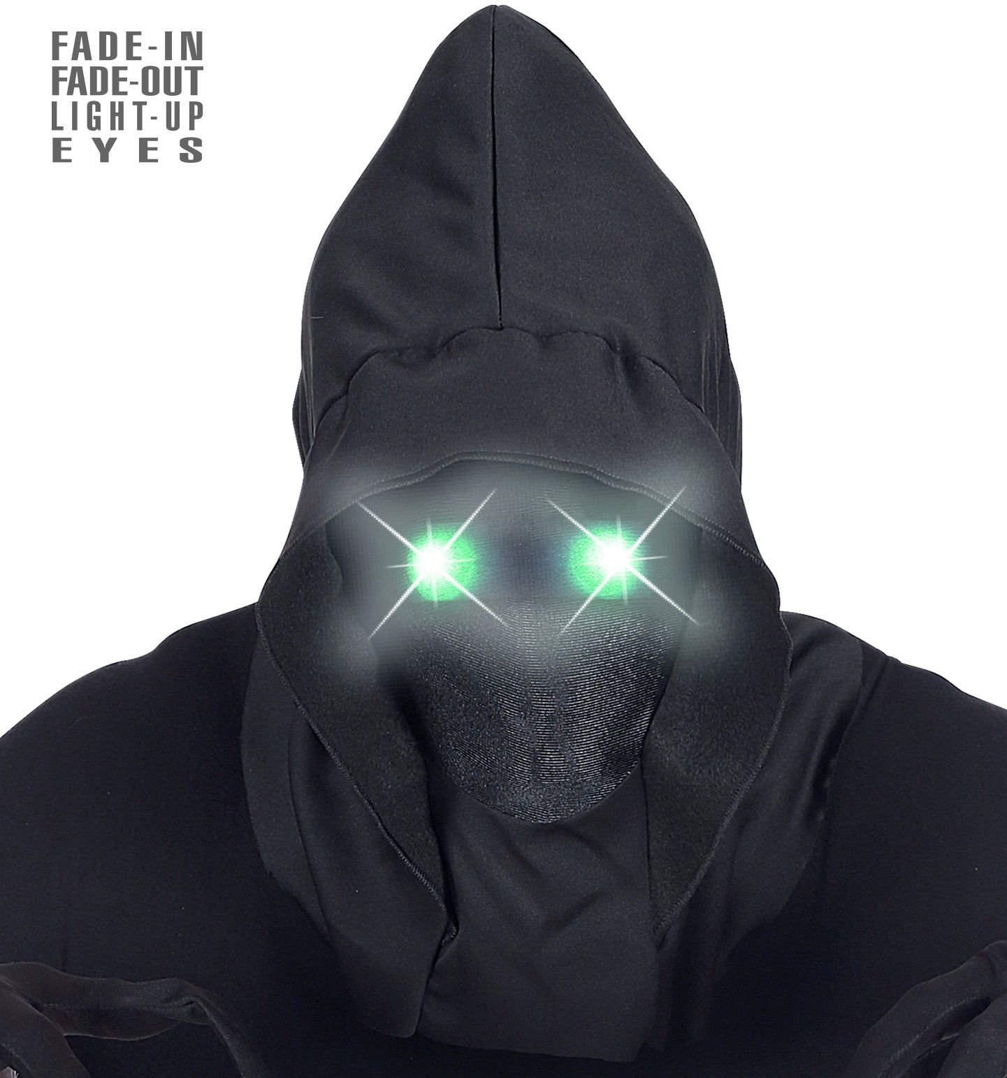 Gezichtloos Masker Groene Ogen Heren