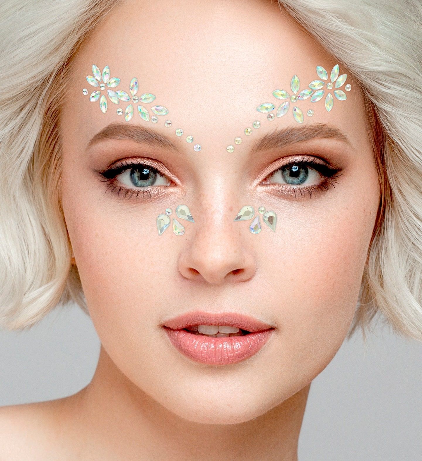 Gezichtsjuwelen Bloemen