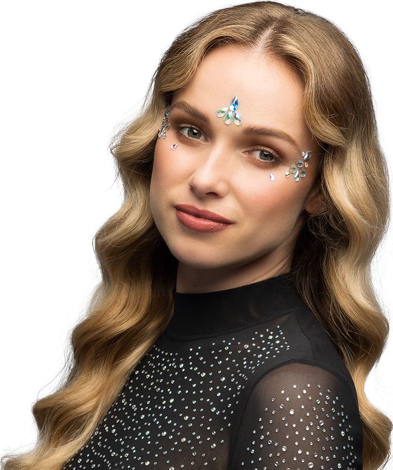 Gezichtsjuwelen Festival Setje Diamant