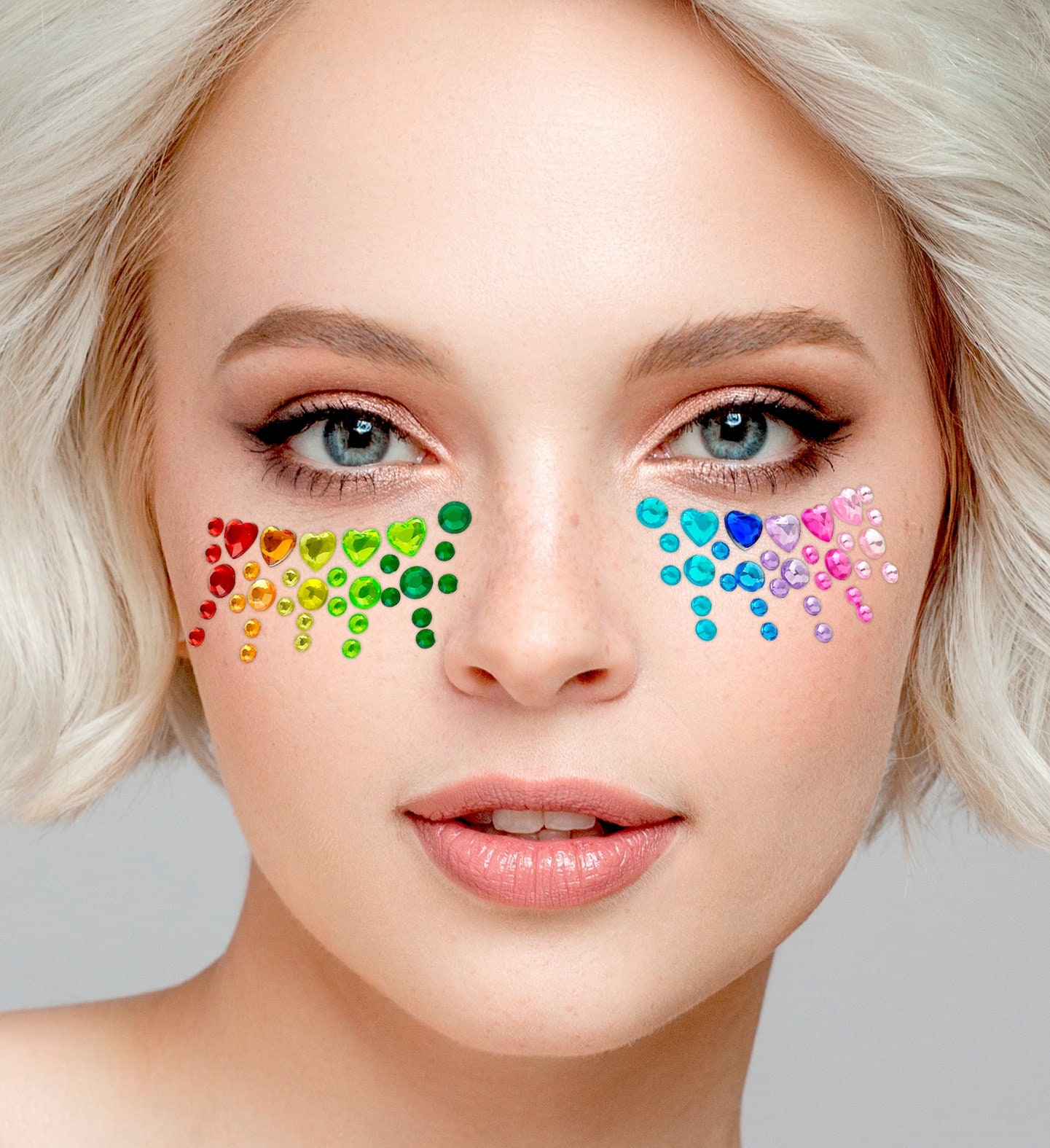 Gezichtsjuwelen Regenboog