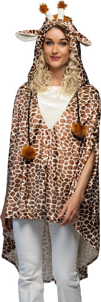 Giraffe Poncho Volwassenen